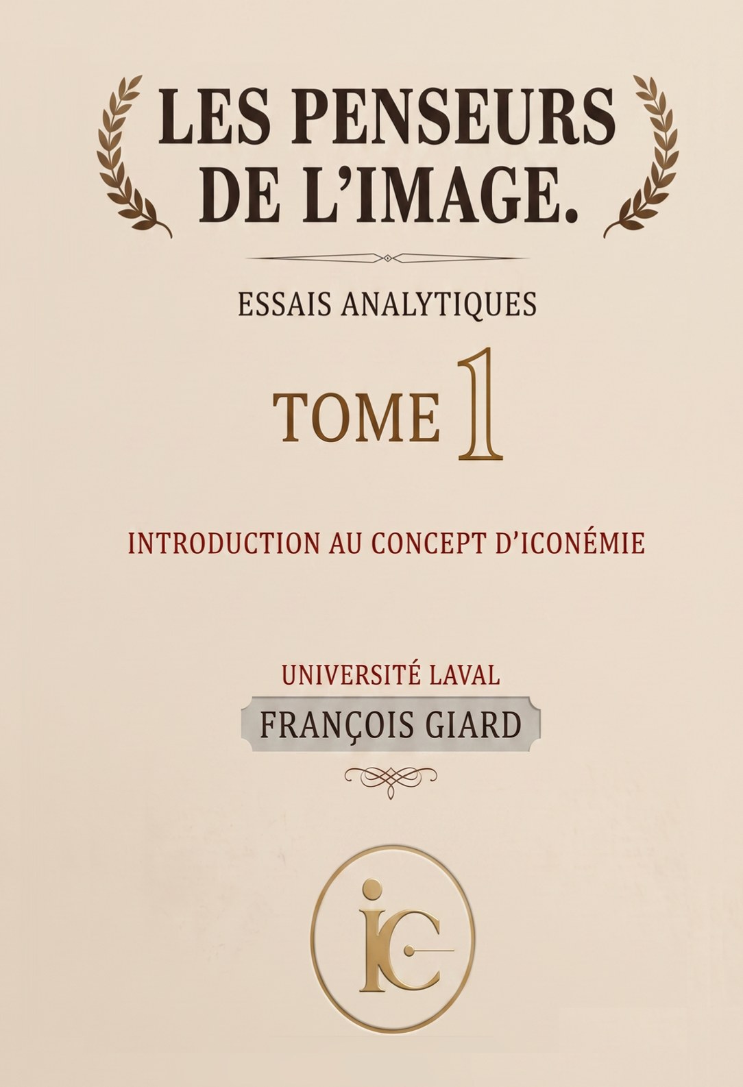 Cover — Les Penseurs de l’image, Volume 1